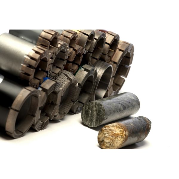 Sythetic Diamond Wireline Double Tube Drill Bits 14mm High Speed Core Drilling Bits