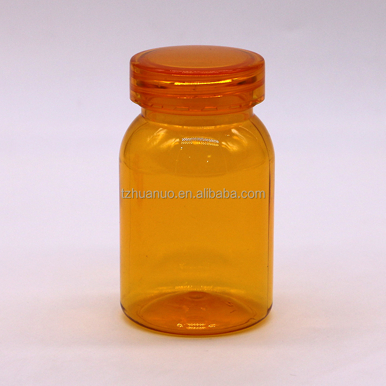 90ml PET Plastic Pill Bottle for Pill Powder Capsule Tablet Screw Cap and OEM Service