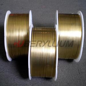 Wholesale UNS C17200 Copper Beryllium Strip Thickness 0.5mm Width 26mm In Coil from china suppliers