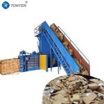 Plastic Waste Hydraulic Scrap Baler Machine Horizontal Baling Press