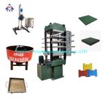 Four Layers Rubber Mat Making Machine Rubber Tile Press Electric Heating Column