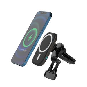 Wholesale 15W Charging Power Magnetic Wireless Charger with Powerful Attraction Compatible with Most Smart Phones from china suppliers