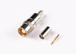 High Quality 50Ohm SMB Male Plug Straight Crimp RF Coaxial Connector with Nickel