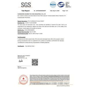 Guangdong Shunde Polygao Plastic Industrial Co., Ltd. Certifications