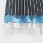 Transparent Polycarbonate Corrugated Sheet PV Roofing For Greenhouse Sun Room