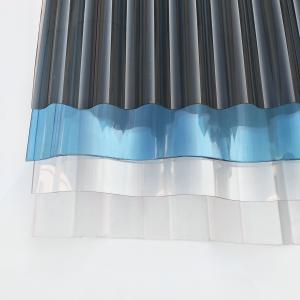 Wholesale 4x8ft Polycarbonate Corrugated Sheet Heat Resistant Antifreeze UV Protected from china suppliers