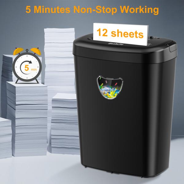 CE/EMC/ETL Safety Approved heavy duty Commercial Paper Shredder CD228P-12 with