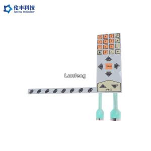 Wholesale Custom Polyester Metal Dome Membrane Switch , Two Tails Tactile Metal Dome Switch from china suppliers