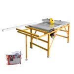 Double Blade Circular Slide Table Saw Woodworking Machinery Wood Panel 220V