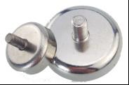 Wholesale 32 x 18mm 34 kg Strong Hole Magnets Neodym Flat Rotable Pot magnet from china suppliers
