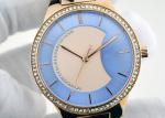 39mm Quartz Stainless Steel Ladies Watch 100m Water Resistant With Swarovski