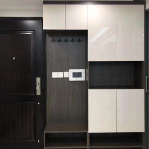 Wholesale OEM Walnut Media Console Beside Coffee Table TV Console With Storage from china suppliers