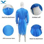 Logo Printing / Logo Stick Sterile / Non-Sterile Isolation Gowns OEM Level1/2/3
