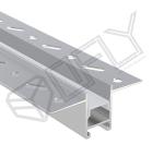 56*24mm Plaster LED Profile Anti-Dazzle Aluminum Channel For LED Strip