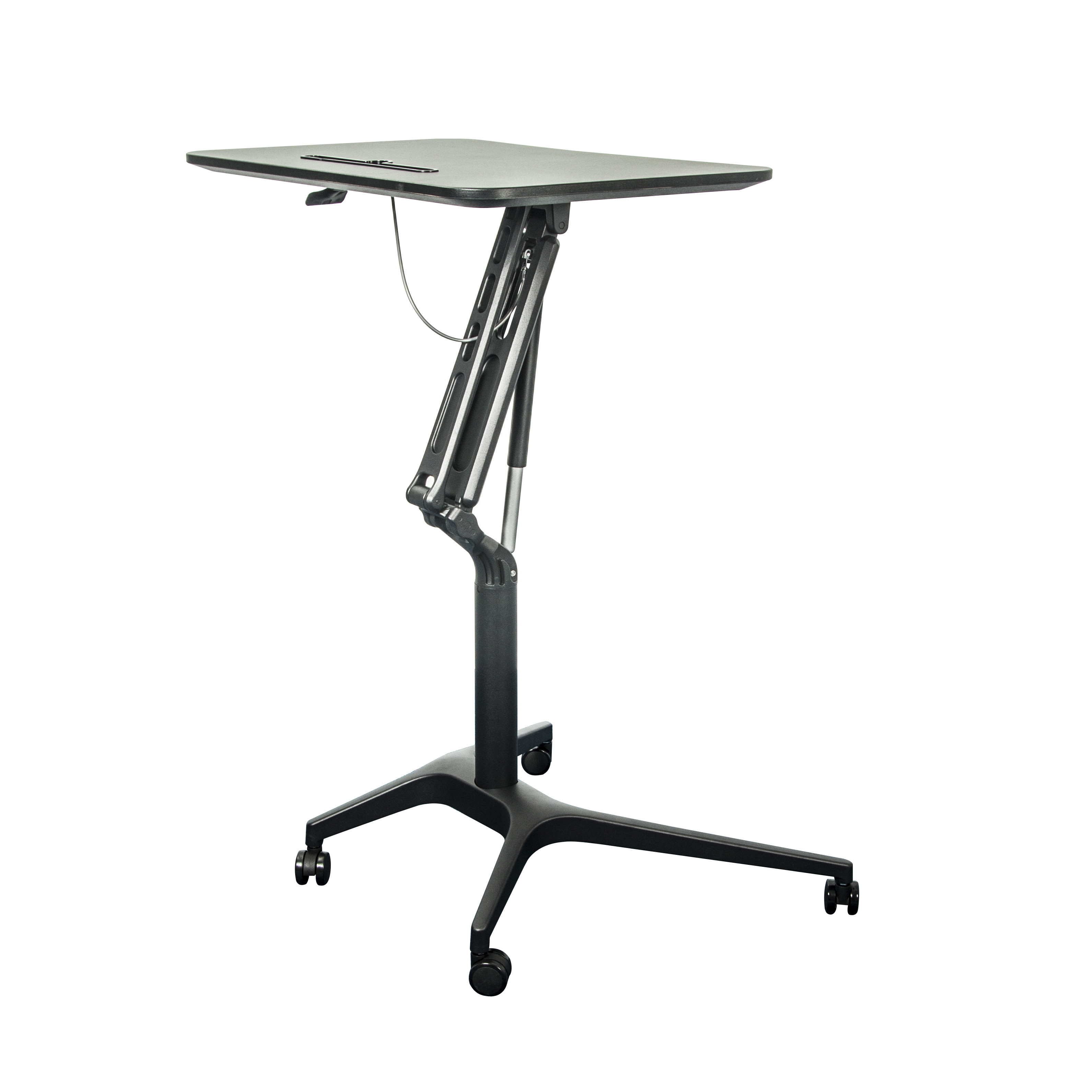 Alu Frame Adjustable Sit And Stand Desk Table For Work ODM