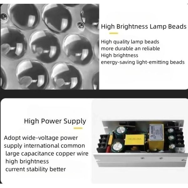 350W Moving Head Beam Light Truss Clamp for Theme Park Big Bee Eyes LED Equipment