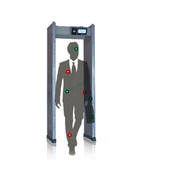 Multi - Alarm Sounds Walk Through Metal Detector 8 Zones For Airport Hotel