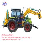 Electrical Works Garden Tractor Post Hole Digger , 3 Point Hitch Post Hole