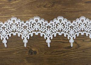 Wholesale Wedding Guipure Polyester Lace Trim Azo Free DTM Dyeing Color For Bridal Dress from china suppliers