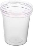 Specimen Cups With Leak Proof Screw On Lids - 4oz Clear Non-Sterile Urine Sample