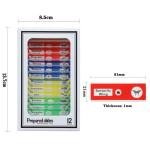 Children Toys Educational 48pcs Square Microscope Slides Combined 4 Colors