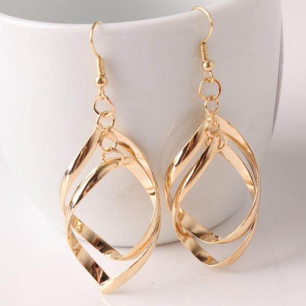 2018 Fashion American style lady party EarringsSilver Many Colors Round shape