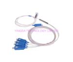ISO Fiber Optic PLC Splitter Tube PLC SC/UPC 1x4 Singlemode Splitter LSZH G657A