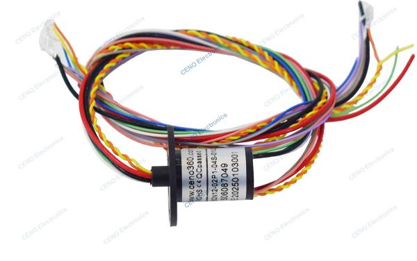 12mm External Diameter Low Temperature Slip Ring With Electric Power And USB