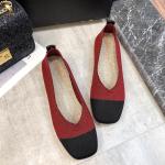Wholesale Lightweight Knit Woven Shoes 2021 Breathable Flat Shoes For Women New