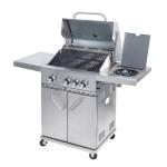 Custom Stainless Steel 4 Burner Outdoor BBQ Grill GAS AND Charcoal Grill for