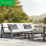 Outdoor Furniture Garden Sofa Set with Living Room Cushion and Water-Resistant