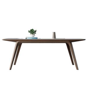 Wholesale Simple Light Luxury Solid Wood Dining Table Set for Modern and Chic Interiors from china suppliers