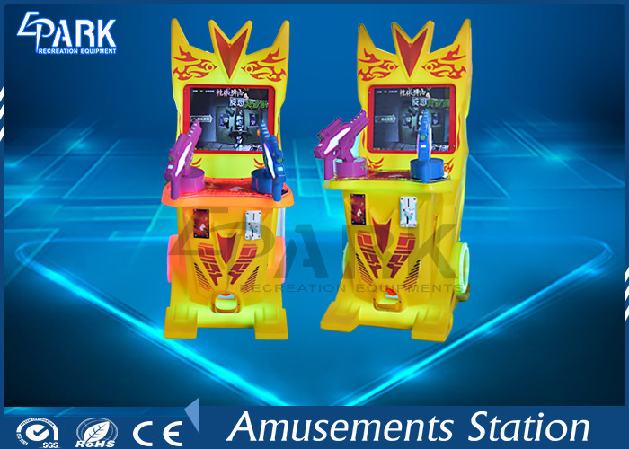 100W Coin Operated Light Gun Arcade Cabinet Double Players 620 * 620 * 1250 MM