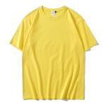 Anti Pilling Fabric 160gsm Plain Soft Cotton T Shirts Leisure Style Knitted