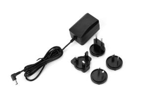 Wholesale Wall Plug Power Adapter Black ABS AC/DC Converter US/EU/UK/AU Plug 100-240V Input from china suppliers