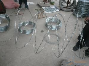 Wholesale Concertina Razor Wire / Galvanized Concertina Razor Wire / Hight Security Razor Barbed Wir from china suppliers