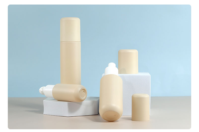 100ml Lotion Bottle Refillable Empty Square Plastic Bottle For Skincare