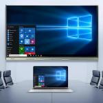 65 Inches Multimedia Interactive Board Wall Mount Industrial Capacitive 55 Touch