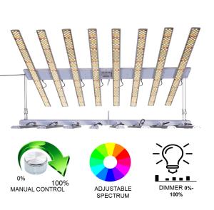 Wholesale IP54 Horticulture Led Lights / Led Supplemental Greenhouse Lighting 650W from china suppliers