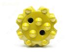 T38 Thread Button Bit , 64 MM T38 RG Hard Rock Drill Bits In Gold Yellow Color