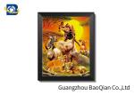 Black Frame Lenticular Flip 3D Pringting Dinosaur / Elephent Image No Harm