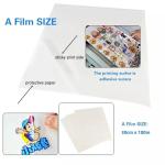 Crystal Label Printing Ab UV Film A3 Transparent Hot Mounting Cold Transfer