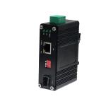 Mini Industrial Media Converter with 10G/5G/2.5G/1G/100M 802.3at and 10GBASE-X
