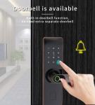 Anti Theft Intelligent Door Lock Tuya APP Zinc Alloy WiFi Gate Lock