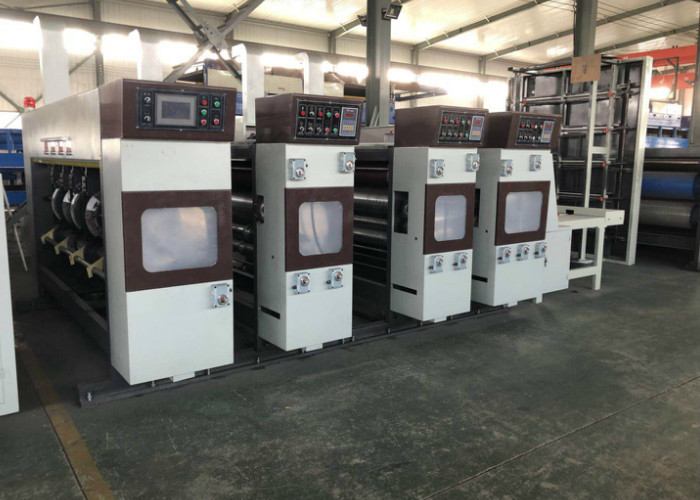 Semi Automatic Flexo Printer Slotter Machine Printing Size 2100*1250mm Thickness 4-7mm