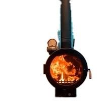 Wholesale 90cm 100cm Ceiling Suspended Fireplace Log Burners Rust Resistance from china suppliers