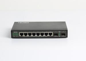 Wholesale Poe Switch 8 1000M PoE Ports + 2 1000M SFP Ports 10 Ports Gigabit Switch from china suppliers