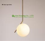Europe Style Lamp Glass Iron Material Lighting Pendant Light