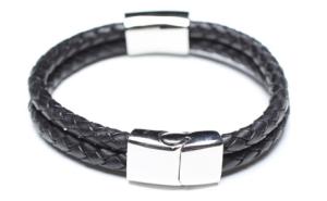 Wholesale Leather Bracelet, Stainless Steel Clasp from china suppliers