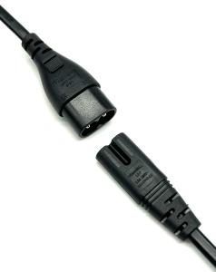 Wholesale Male And Female IEC C7 To C8 Electric IEC Extension Power Cord 2.5A/3A Power Cable from china suppliers